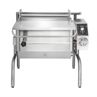Groen 40-Gallon Gas Braising Pan with Manual Tilt, 10-Inch Deep Pan and Digital Controls