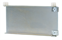 Eagle Group 18-Inch Stainless Steel Double Knob Foot Bracket for Cantilevered Shelving Systems