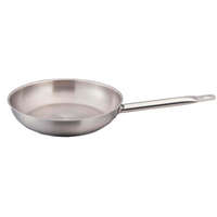 Omcan 8-Inch Stainless Steel Frying Pan with Welded Handle