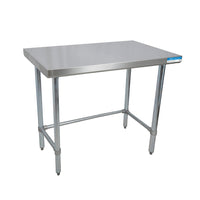 BK Resources QVTOB-7230 Stainless Steel Prep Tables