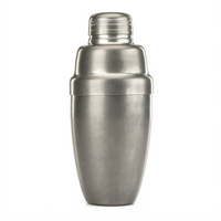 Barfly 17 oz 3-Piece Heavy-Duty Cocktail Shaker with Vintage Finish