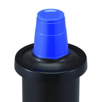 San Jamar EZ-Fit One-Size-Fits-All In-Counter Cup Dispenser, 23-1/4