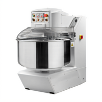 Omcan Spiral Dough Mixer, 132 lb Capacity, 2-Speed, 208V 3-Phase