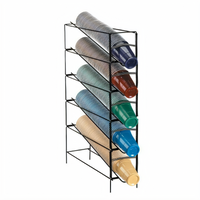 Dispense-Rite WR-CT-5 Countertop Adjustable 5-Section Wire Cup Dispenser Rack