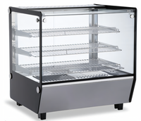 Omcan Countertop Full-Service Glass Display Warmer with Straight Front Glass, 27-Inch, 4.25 Cu. Ft.