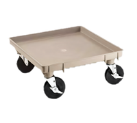 Vollrath 1697-32-LC2 Rack-Master Dish & Glass Rack Dolly