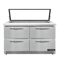 Continental Refrigerator Mighty Top SW48N18M-HGL-FB-D 48