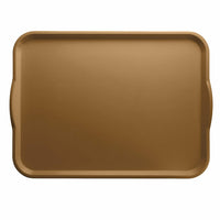 Cambro Camtray® with Handles 15 x 20-Inch Rectangular Fast Food & Cafeteria Tray, Fiberglass, Suede Brown