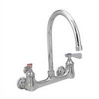 OptiFlow Heavy Duty Splash-Mounted Gooseneck Faucet, 8