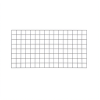 Metro SmartWall 48 x 24 Inch Wall-Mounted Wire Grid Panel, Metroseal Gray with Microban