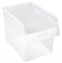 Quantum Store-Max 8-Inch Clear Economy Nesting Shelf Bin
