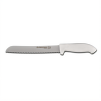 Dexter Russell SofGrip 8-Inch Scalloped Bread Knife with White Soft Rubber Handle