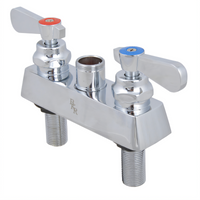 OptiFlow Heavy Duty Solid Deck-Mount Faucet Body, 4-Inch Centers, No Spout