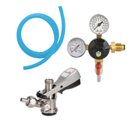 Pro-Line 8-Keg Wine Tapping Kit with Dual Gauge Nitrogen Regulator