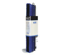 Flo-Pac Sweep Complete 18-Inch Blue Push Broom Floor Sweep with Integrated Squeegee and 60-Inch Aluminum Handle