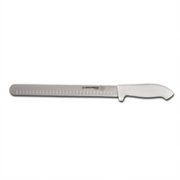 Dexter Russell SofGrip 12-Inch Duo-Edge Roast Slicer with White Soft Grip Handle
