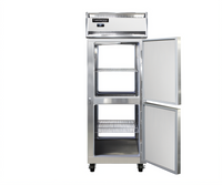 Continental Refrigerator 1FENSAPTHD One-Section Extra-Wide Pass-Thru Freezer with Half-Height Solid Doors