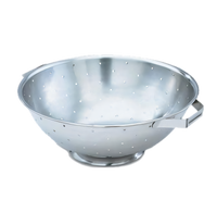 Vollrath 8 Qt Stainless Steel Colander with Side Handles and Footed Base