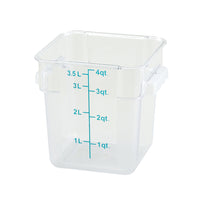 Winco PCSC-4C Commercial Food Storage Containers Case of 48