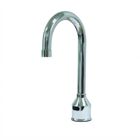 Advance Tabco K-180 Hands-Free Electronic Single-Hole Deck-Mount Gooseneck Faucet, Battery or AC Powered