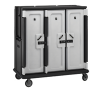 Cambro Insulated Tall Profile 3-Compartment 30-Tray Meal Delivery Cart for 15 x 20 Inch Trays