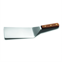 Dexter-Russell Traditional 8-Inch x 4-Inch Stiff Offset Stainless Steel Steak Turner with Rosewood Handle