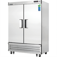 Everest Refrigeration EBF2 Two-Section Reach-In Freezer with Bottom-Mounted Self-Contained R290 Refrigeration, 50 Cu. Ft.