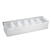 Winco CDP-6 Condiment Caddies Case of 16