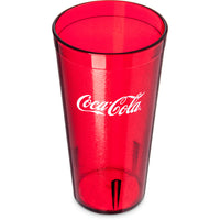 Carlisle Coca-Cola® 20 oz Ruby Stackable SAN Tumbler