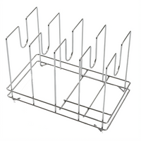 American Metalcraft Chrome-Plated Steel Pizza/Bakers' Screen Rack, 14 x 9 x 10-1/2 Inches
