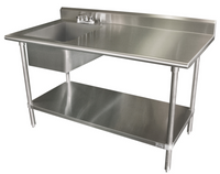 Advance Tabco KSLAG-11B-306L-X Special Value Series Stainless Steel Prep Tables