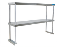 84-Inch Double Table-Mount Overshelf for Work Tables