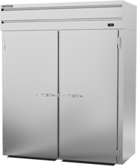 Beverage-Air P-Series 2-Section Roll-In Refrigerator, Top-Mount Self-Contained, 70.84 Cu. Ft., Solid Doors