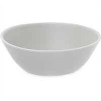 Carlisle Ridge 8 oz Freeform Melamine Bouillon Bowl, 4-1/2 Inch, Cement, Matte Finish