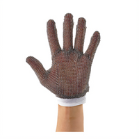 Winco Small Reversible Mesh Cut-Resistant Glove, 304L Stainless Steel, White