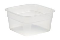 Cambro HFSFSPROPP190 CamSquare® Commercial Food Storage Containers Case of 6