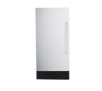 Summit Commercial ADA-Compliant Built-In/Freestanding Full-Size/Dice Cube Ice Maker with 50 Lb. Daily Production, 25 Lb. Bin