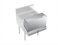Krowne Royal Series Double Speed Rail Locking Cover, 22-Inch Wide, Stainless Steel