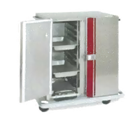 Carter-Hoffmann PH1860 Mobile 2-Door Heated Food Transport Cabinet with Bottom-Mounted Forced-Air Heat