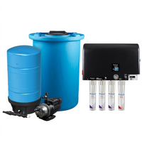 Everpure BWS1500/50 HF PLUS Reverse Osmosis System with 50-Gallon Storage Tank and Repressurization Pump