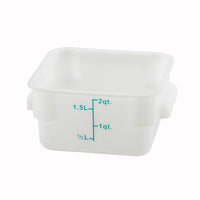 Winco PESC-2 Commercial Food Storage Containers Case of 60