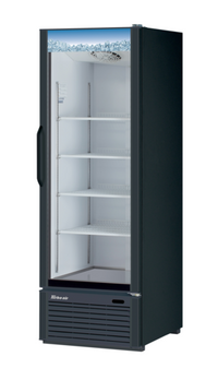 Turbo Air One-Section Glass Door Merchandiser Refrigerator, 18.9 Cu. Ft., Bottom-Mount Self-Contained, R-600a, 115V