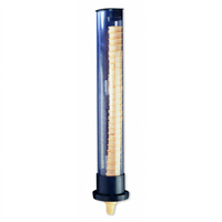 San Jamar Wall-Mount Ice Cream Cone Dispenser with 3 Gaskets, Transparent High-Impact Plastic