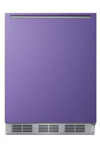 Summit Appliance 24-Inch ADA Height Undercounter Refrigerator-Freezer with Lavender Purple Door, 5.1 Cu. Ft.