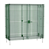 Side-Hinged Security Cage Enclosure Kit for 24 x 60 Shelving