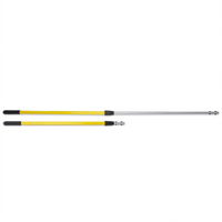Rubbermaid Commercial Hygen Quick Connect Adjustable Aluminum Mop Handle, 48 to 72 Inches, Yellow