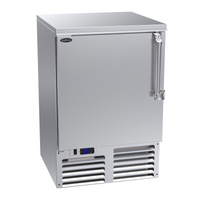 Krowne 24-Inch Front-Loading Underbar Freezer and Mug Froster, Self-Contained, Stainless Steel