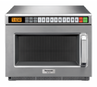 Panasonic PRO1 Heavy Duty Countertop Commercial Microwave Oven, 0.6 Cu. Ft., 2100 Watts, Left-Hinged Door