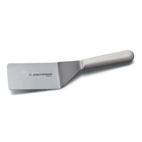 Basics 4 Inch x 2-1/2 Inch Stainless Steel Offset Pancake Turner with Polypropylene Handle