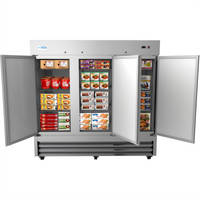 Koolmore RIF-3D-SS Reach-In Refrigerators & Freezers